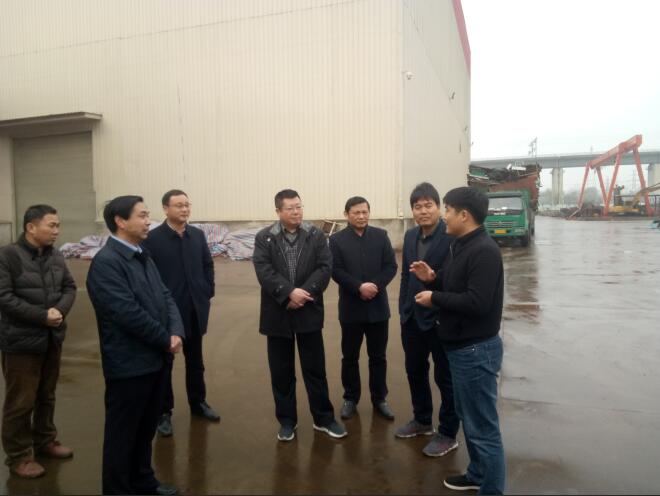 平橋區(qū)各領(lǐng)導(dǎo)來企業(yè)視察生產(chǎn)及環(huán)保工作